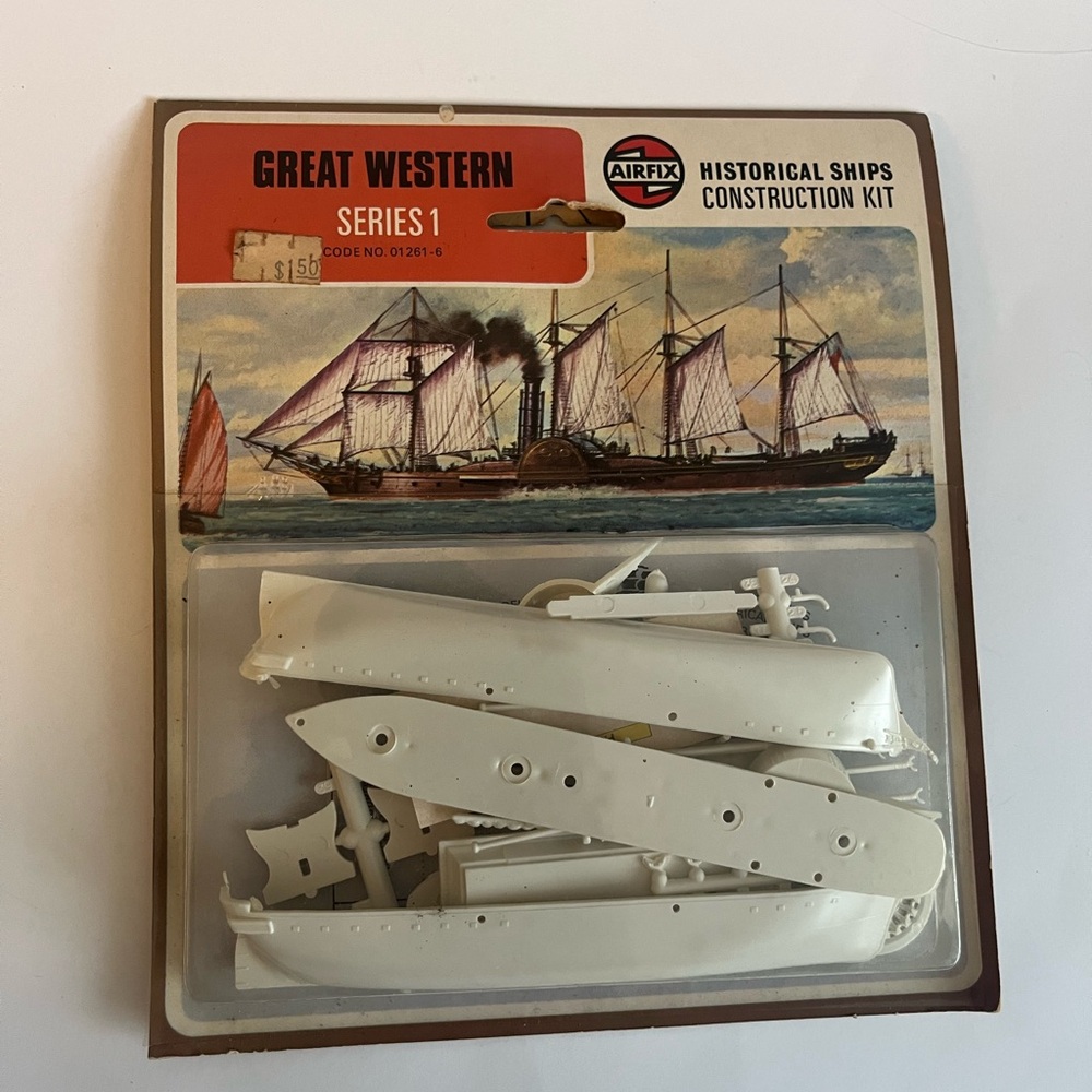 Airfix Historical Ships Model Kit Great Western Series 1 Code No 01261-6 1973